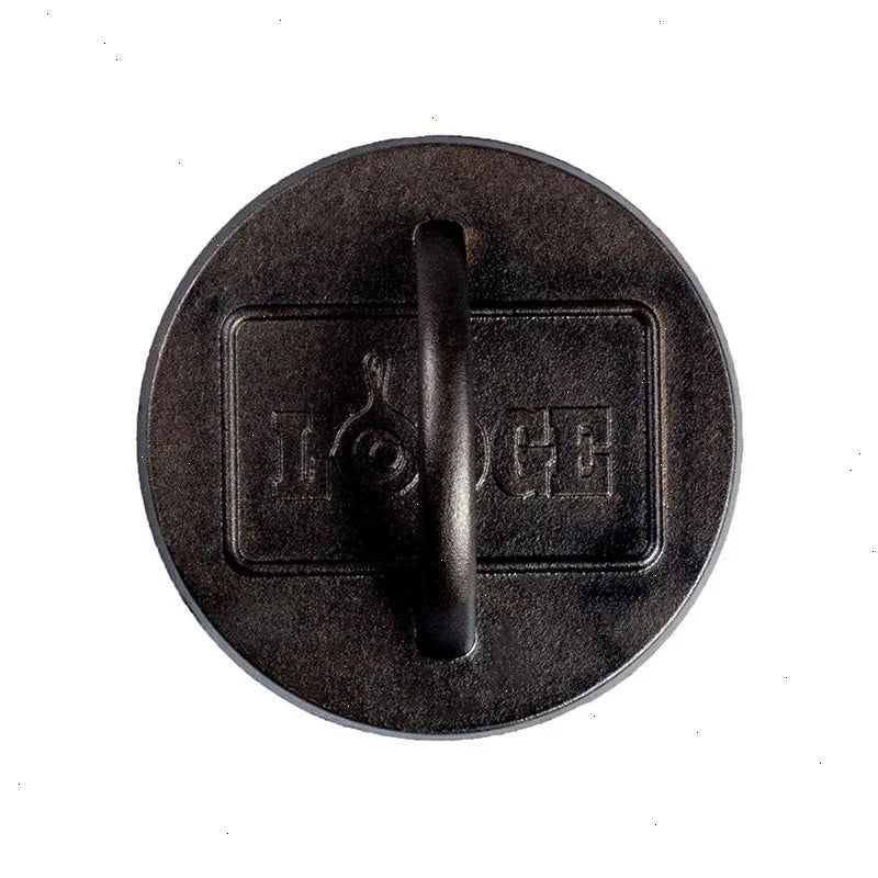 6.25 Inch Seasoned Cast Iron Burger Press - View 2