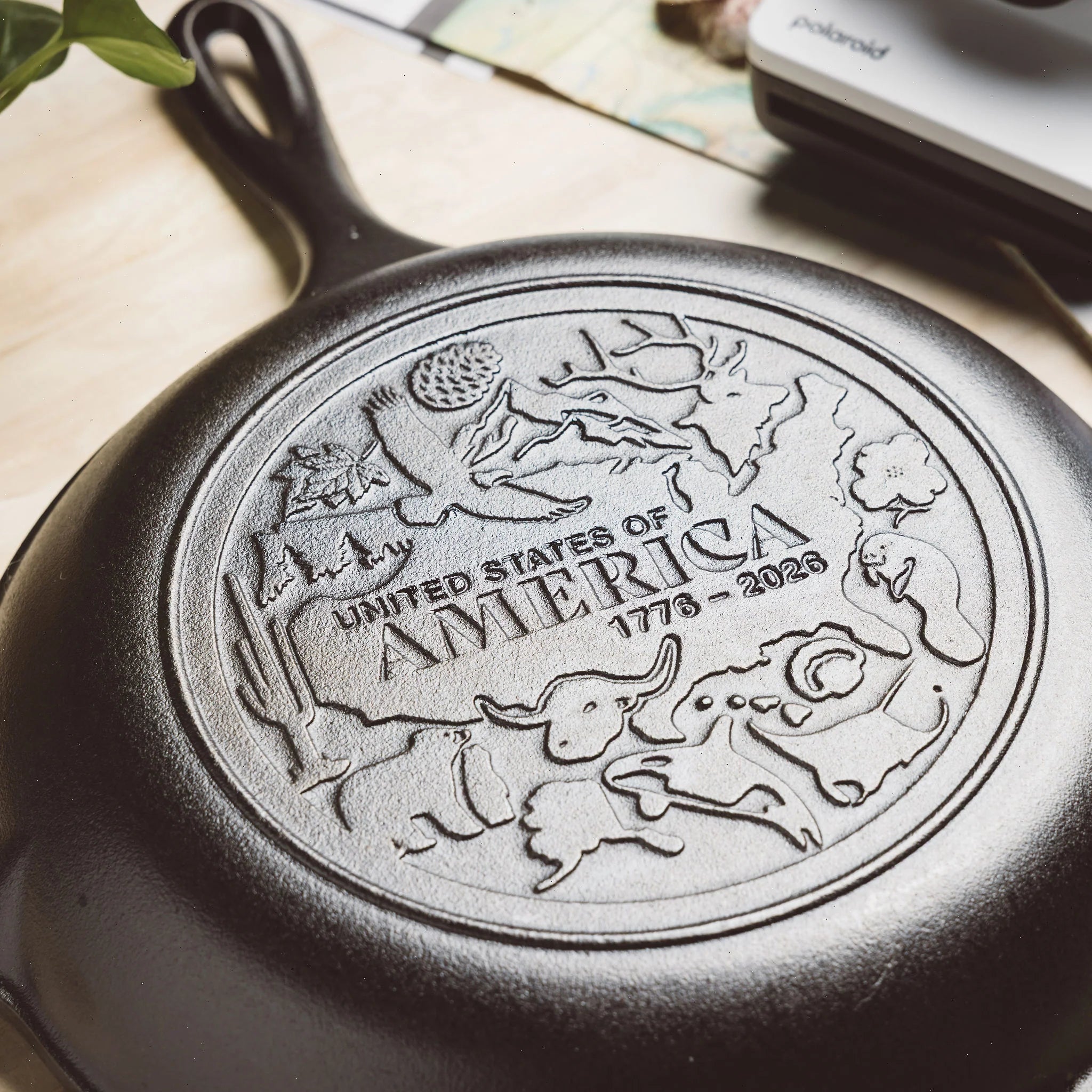 Lodge Chef Collection 10 Inch Seasoned Cast Iron Skillet, USA Frontier - View 4