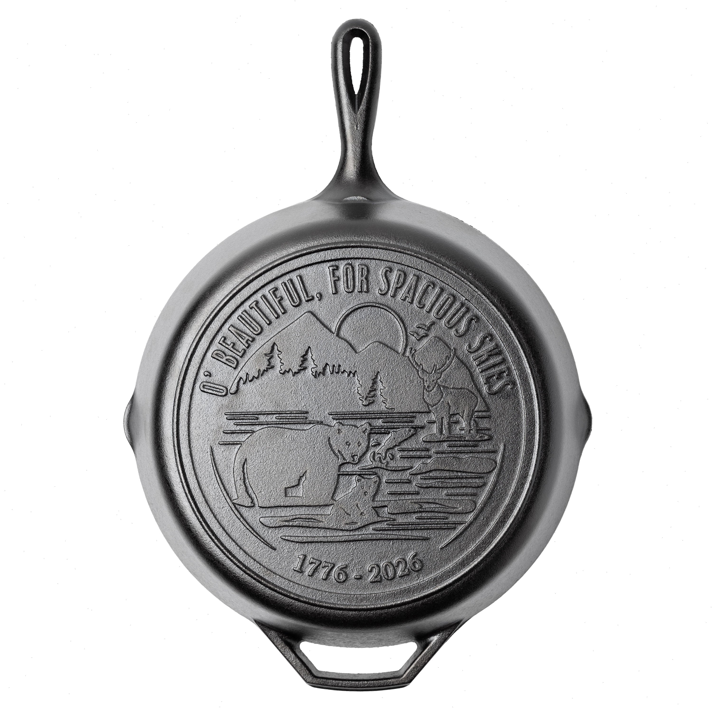 Lodge 12 Inch Seasoned Cast Iron Skillet, Spacious Skies - View 5
