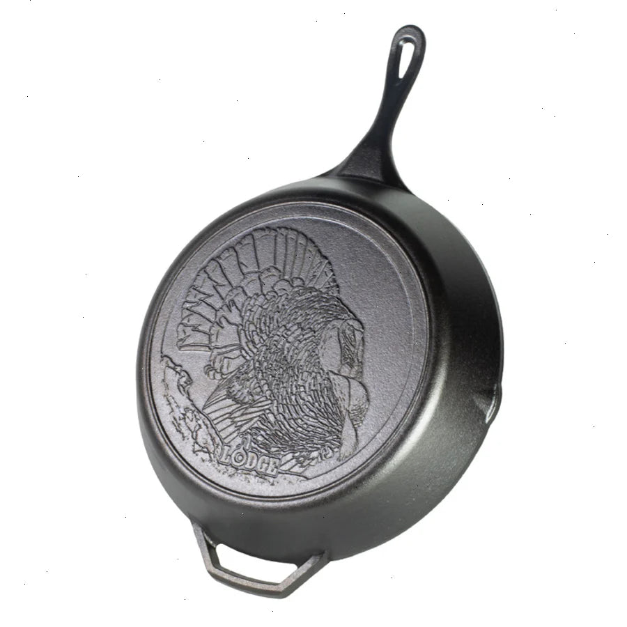 Wildlife Series™ 13.25 Inch Cast Iron Turkey Skillet - View 2