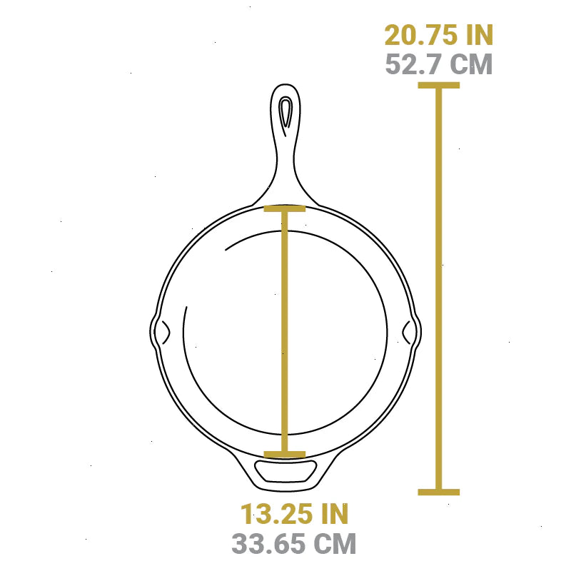 Wildlife Series™ 13.25 Inch Cast Iron Turkey Skillet - View 6