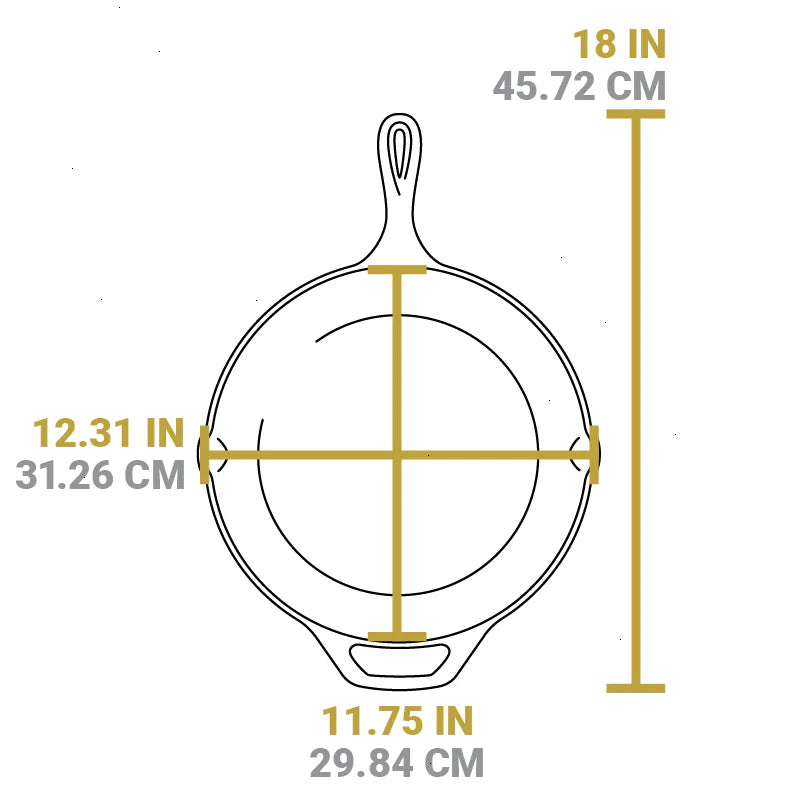 Wildlife Series™ 12 Inch Cast Iron Bear Skillet - View 5