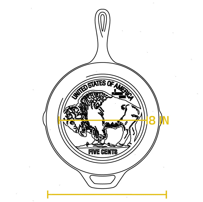 Buffalo Nickel Skillet - View 4