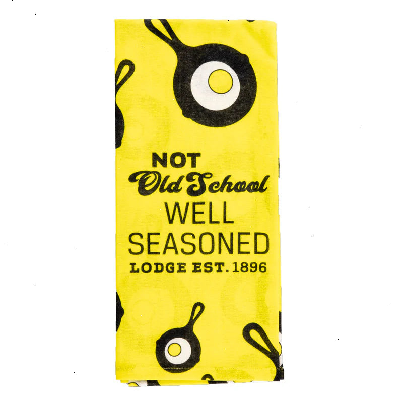 Not Old School Well Seasoned Lodge Dish Towel - View 4