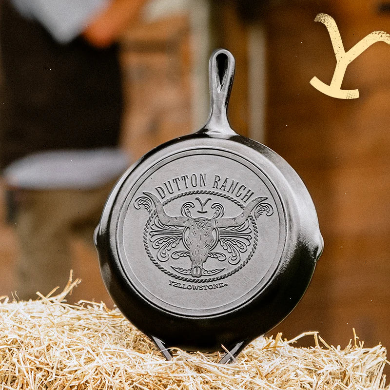 Yellowstone 12 Inch Cast Iron Steer Skillet - View 4