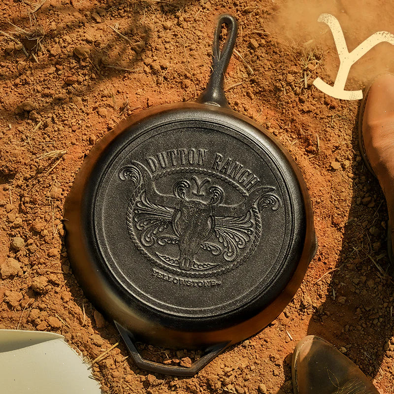 Yellowstone 12 Inch Cast Iron Steer Skillet - View 5