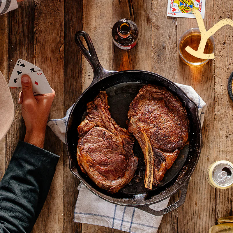 Yellowstone 12 Inch Cast Iron Steer Skillet - View 6